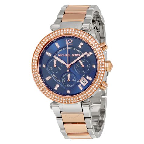 michael kors watch blue dial|michael kors blue watch ladies.